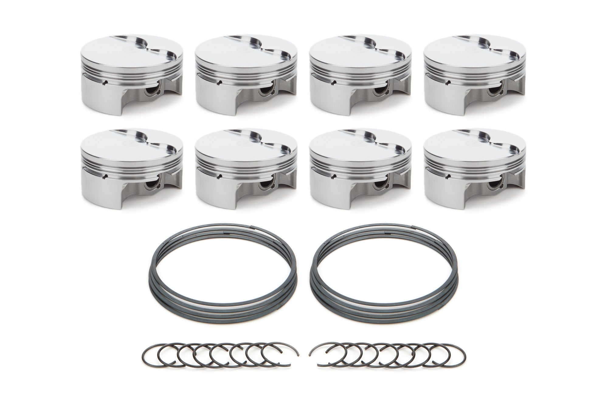 RaceTec AutoTec Forged Flat Top Piston - 4.070 in Bore - GM LS-Series (Set of 8)