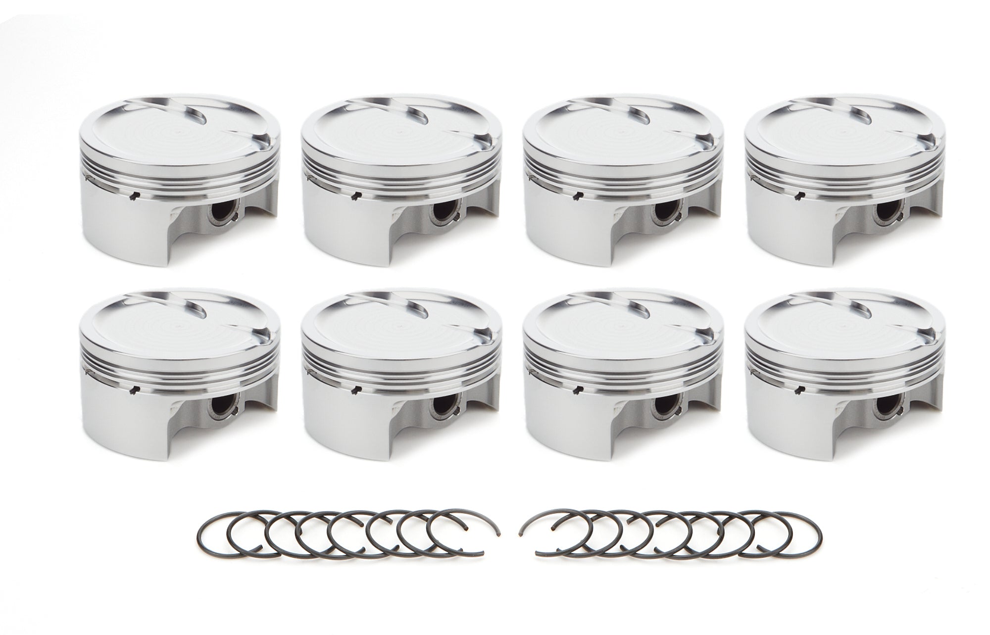 RaceTec AutoTec Forged Dished Piston - 4.070 in Bore - GM LS-Series (Set of 8)