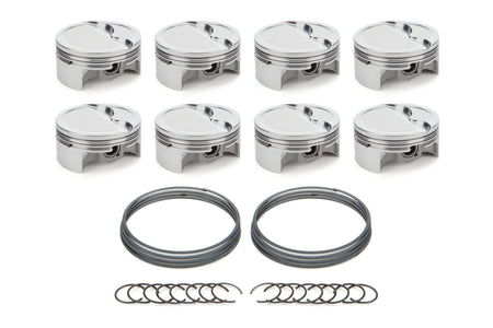 RaceTec AutoTec Forged Dished Piston - 4.010 in Bore - GM LS-Series (Set of 8) 1000736