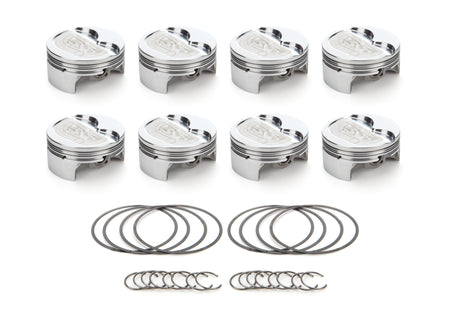 RaceTec AutoTec Forged Dished Piston - 4.030 in Bore - GM LS-Series (Set of 8)