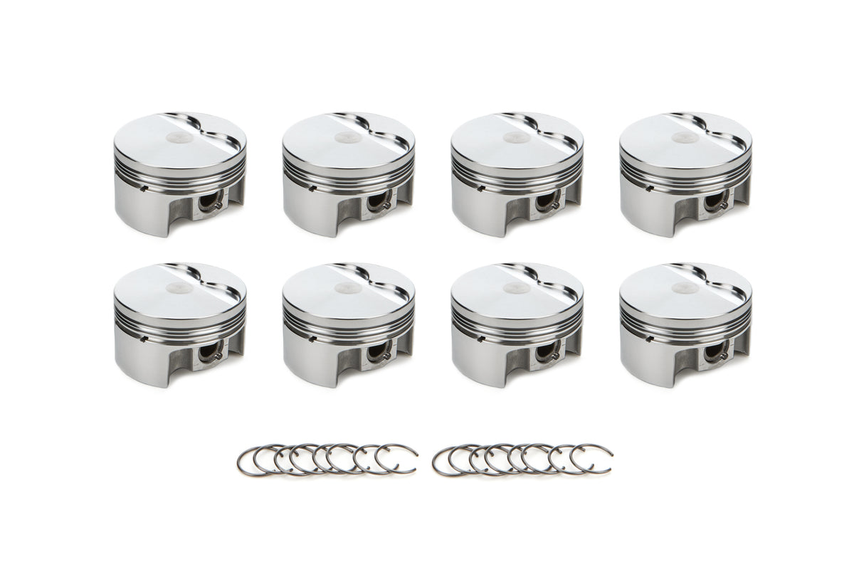 RaceTec AutoTec Forged Flat Top Piston - 3.572 in Bore - Ford Modular (Set of 8) 1000786