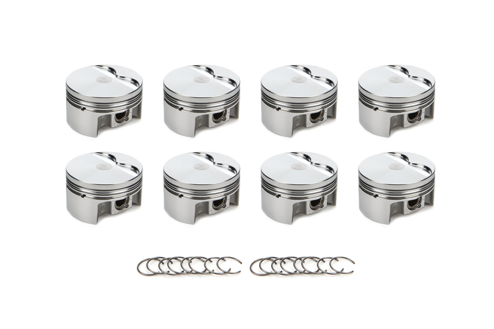 RaceTec AutoTec Forged Flat Top Piston - 3.572 in Bore - Ford Modular (Set of 8) 1000786