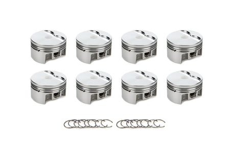 RaceTec AutoTec Forged Flat Top Piston - 3.572 in Bore - Ford Modular (Set of 8) 1000786