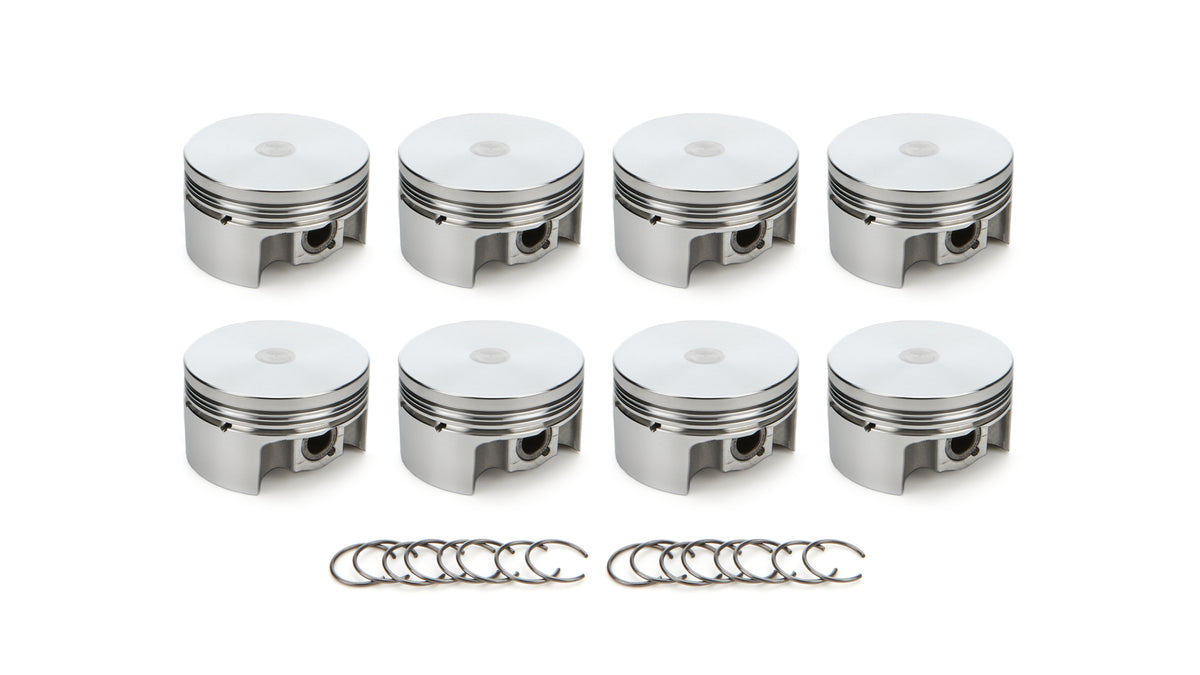 RaceTec AutoTec Forged Flat Top Piston - 3.572 in Bore - Ford Modular (Set of 8) 1000788