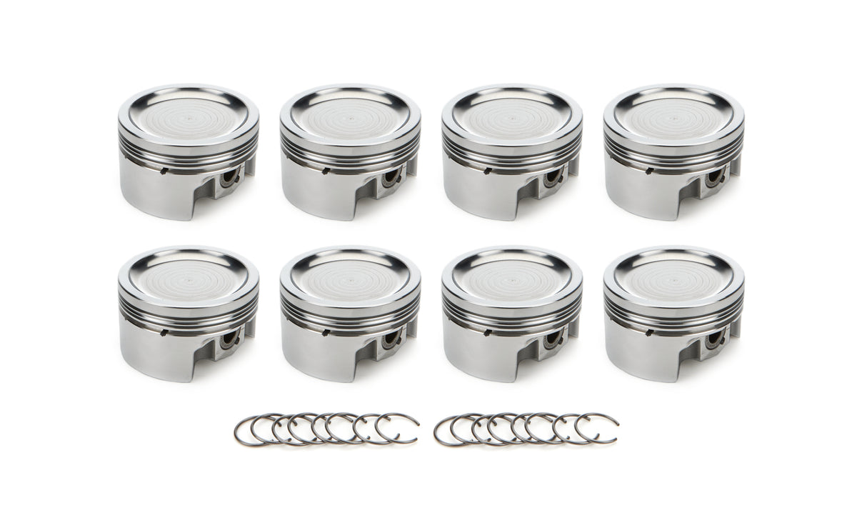 RaceTec AutoTec Forged Dished Piston - 3.572 in Bore - Ford Modular (Set of 8)