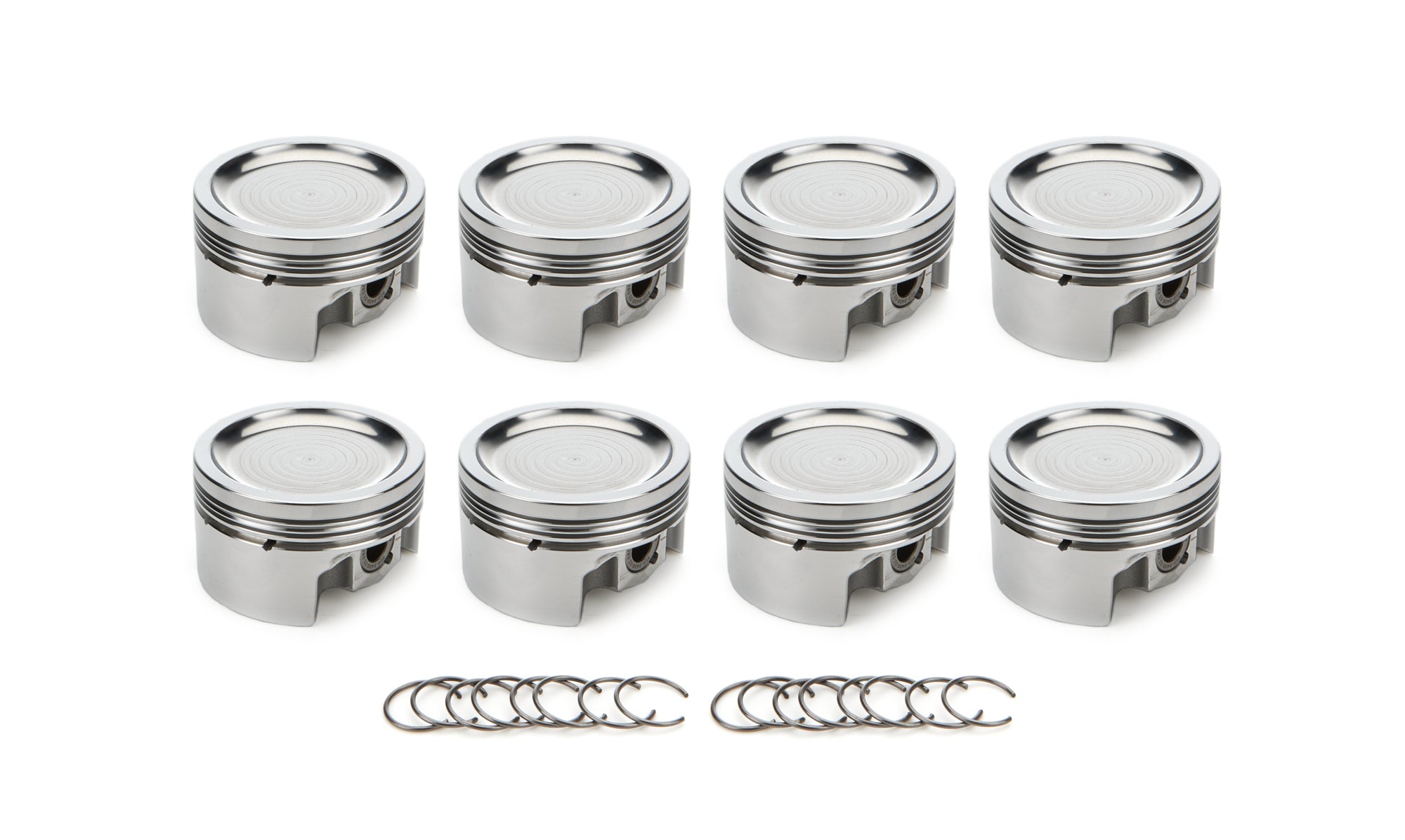 RaceTec AutoTec Forged Dished Piston - 3.572 in Bore - Ford Modular (Set of 8)