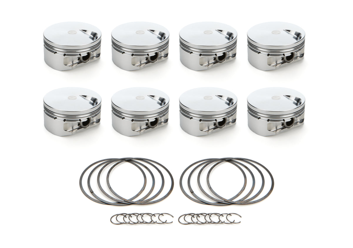 RaceTec AutoTec Flat Top Forged Piston - 4.5 in Bore - Big Block Chevy (Set of 8)