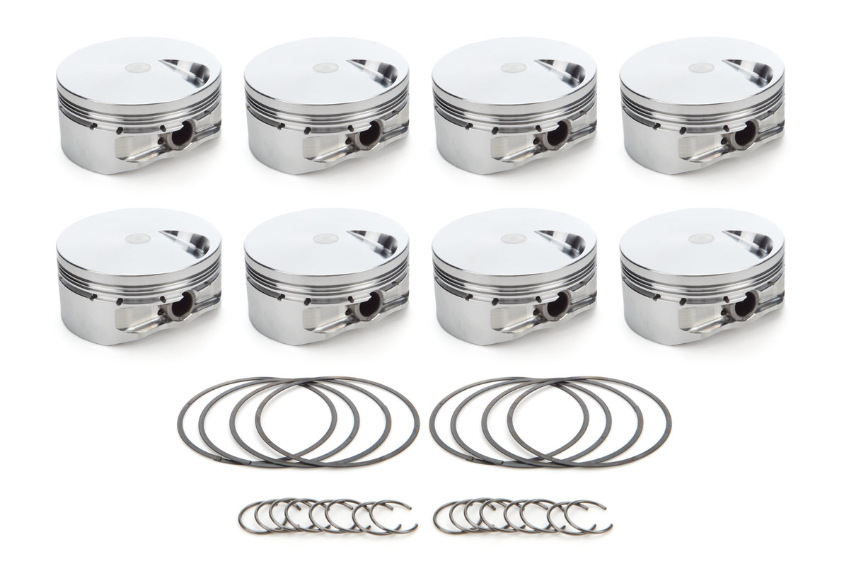 RaceTec AutoTec Flat Top Forged Piston - 4.600 in Bore - Big Block Chevy (Set of 8)