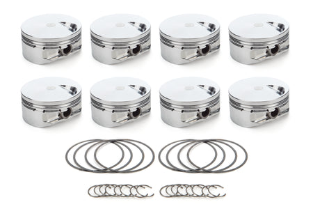RaceTec AutoTec Flat Top Forged Piston - 4.600 in Bore - Big Block Chevy (Set of 8)
