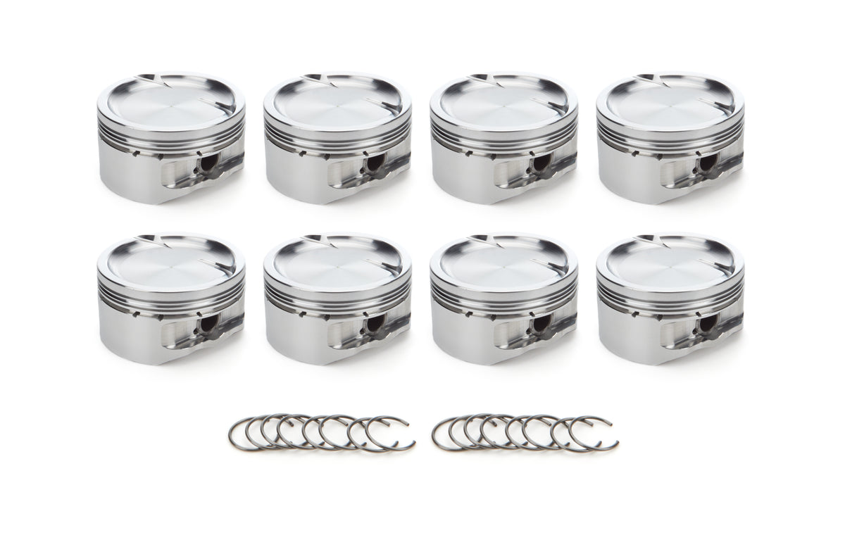 RaceTec AutoTec Dished Forged Piston - 4.125 in Bore - Small Block Ford (Set of 8)