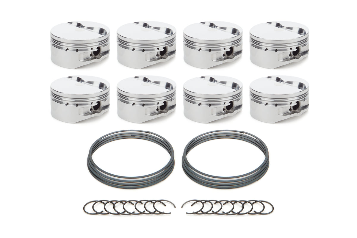 RaceTec AutoTec Flat Top Forged Piston - 4.030 in Bore - Small Block Ford (Set of 8)