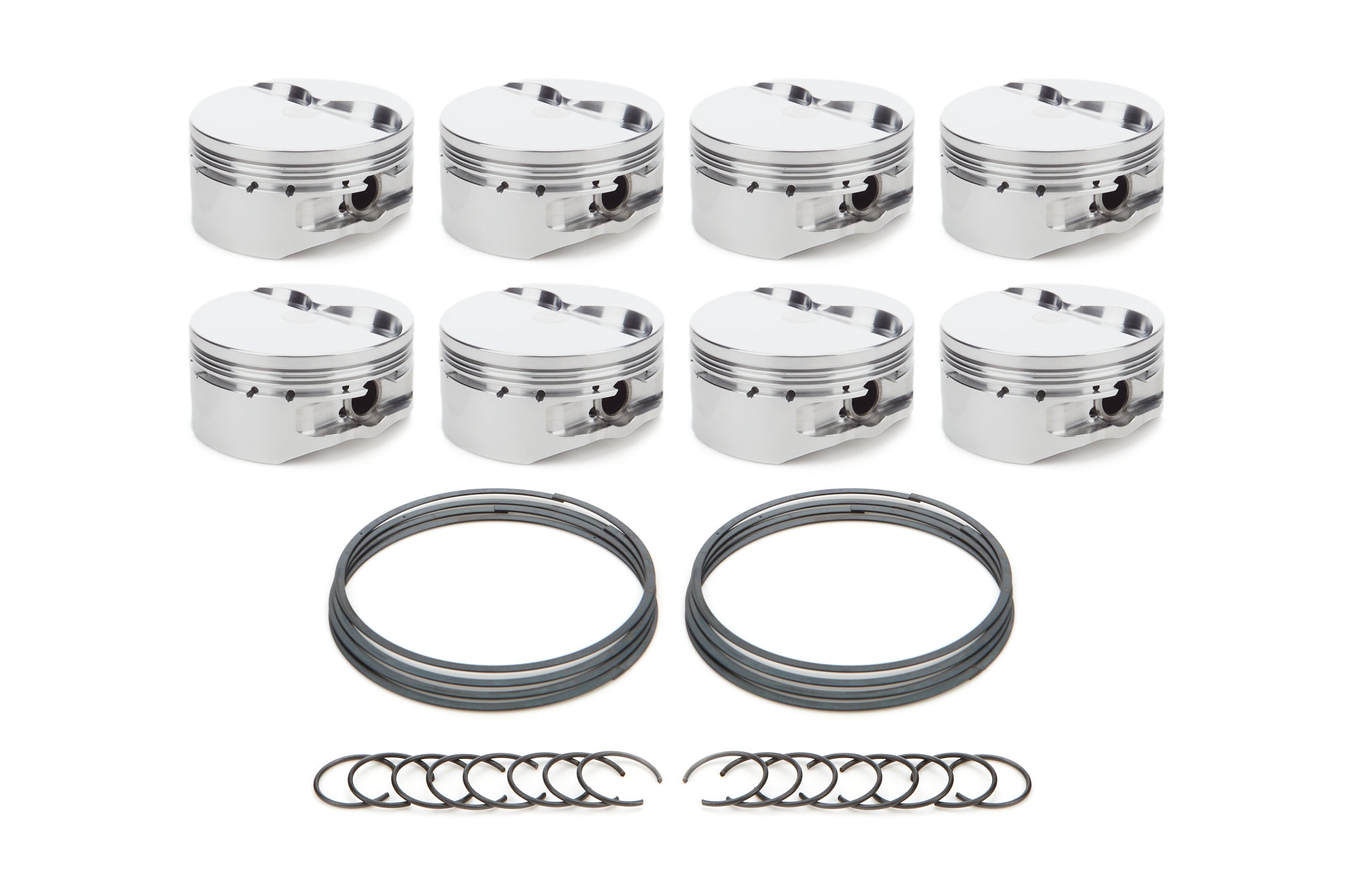 RaceTec AutoTec Flat Top Forged Piston - 4.030 in Bore - Small Block Ford (Set of 8)