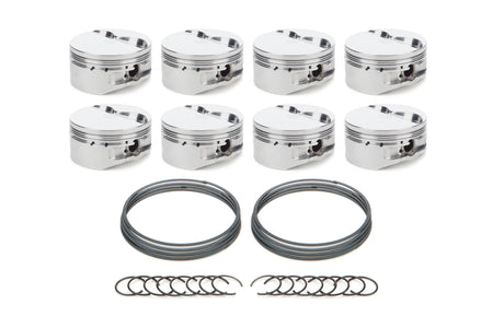RaceTec AutoTec Flat Top Forged Piston - 4.030 in Bore - Small Block Ford (Set of 8)