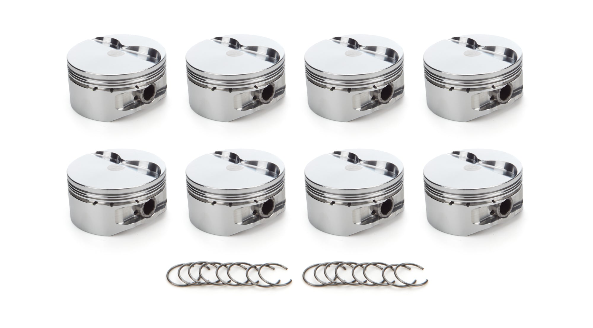 RaceTec AutoTec Flat Top Forged Piston - 4.030 in Bore - Small Block Ford (Set of 8)