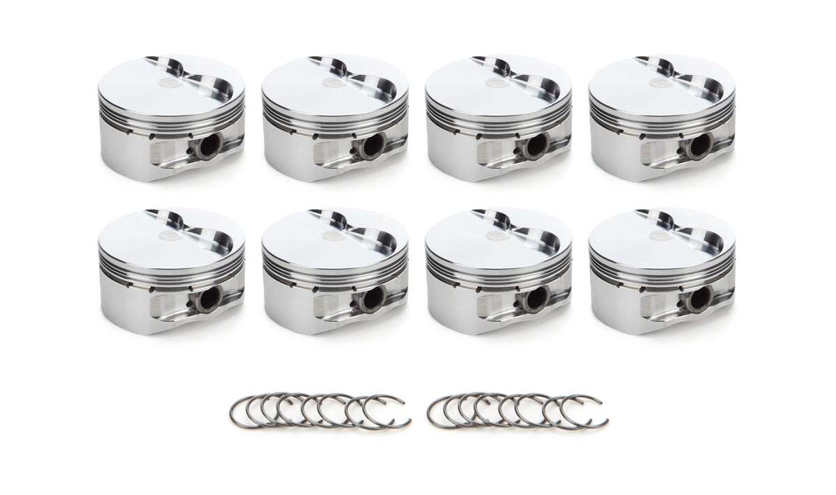RaceTec AutoTec Flat Top Forged Piston - 4.125 in Bore - Small Block Ford (Set of 8)