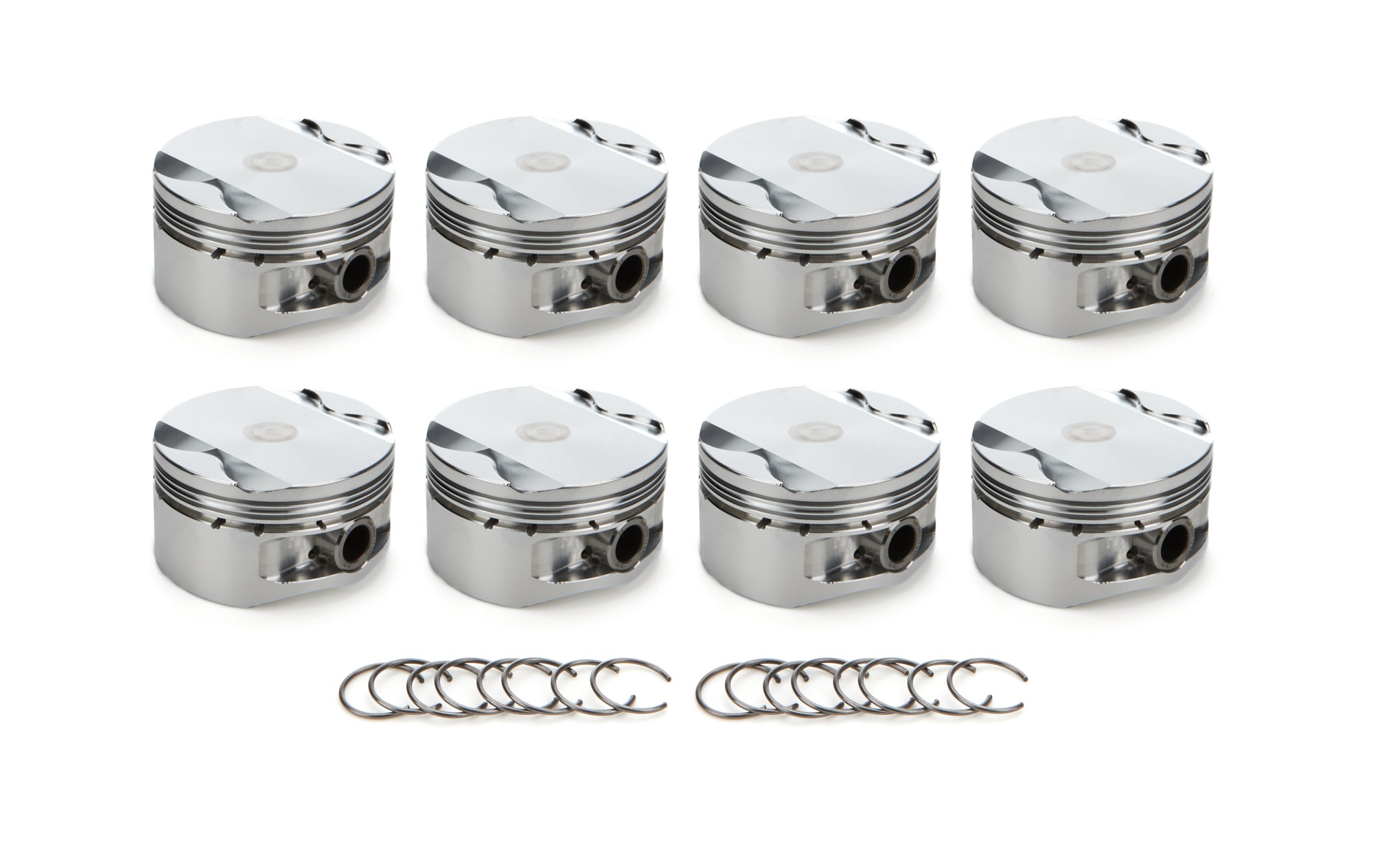 RaceTec AutoTec Flat Top Forged Piston - 3.631 in Bore - Ford Coyote (Set of 8)