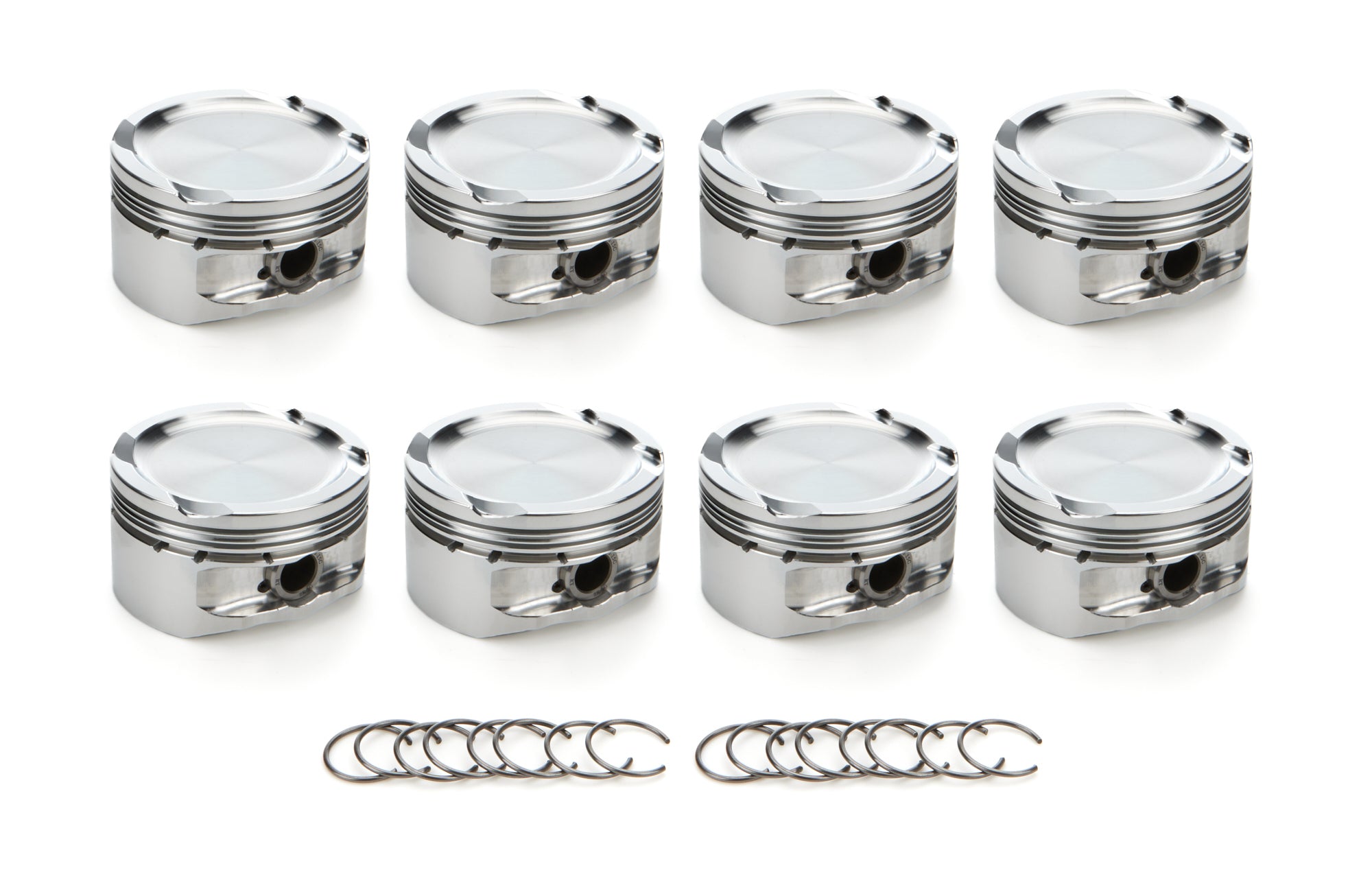 RaceTec AutoTec Dished Forged Piston - 3.631 in Bore - Ford Coyote (Set of 8)