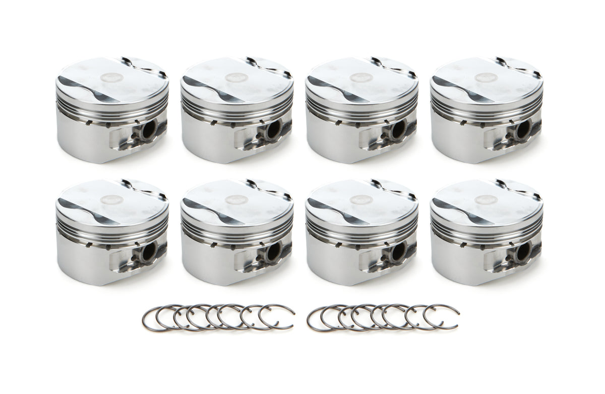 RaceTec AutoTec Flat Top Forged Piston - 3.572 in Bore - Ford Modular (Set of 8)