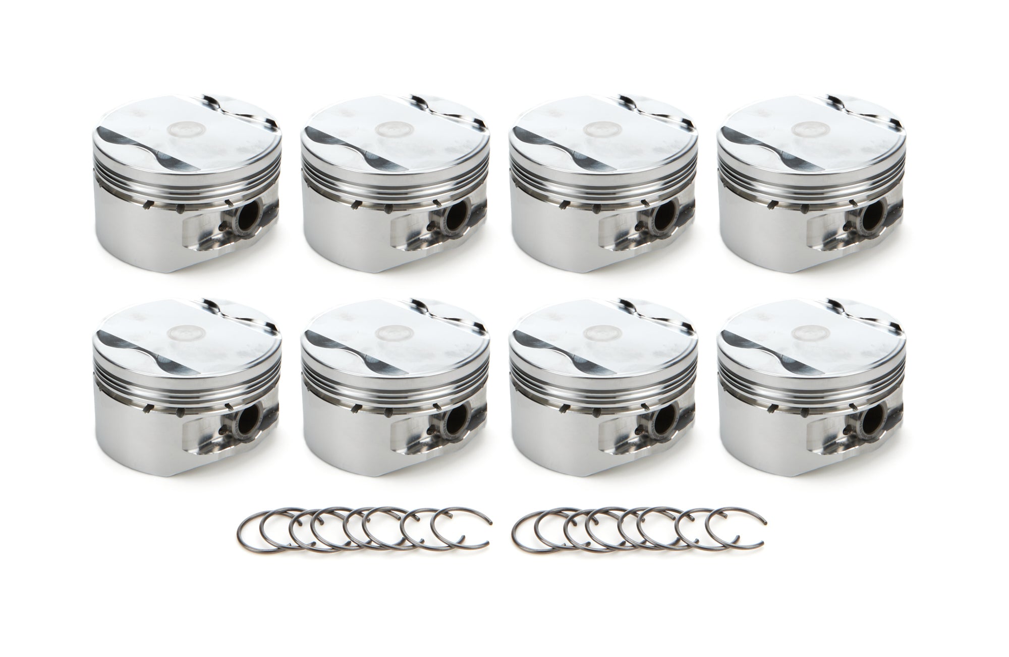 RaceTec AutoTec Flat Top Forged Piston - 3.572 in Bore - Ford Modular (Set of 8)