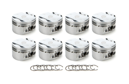 RaceTec AutoTec Flat Top Forged Piston - 3.572 in Bore - Ford Modular (Set of 8)