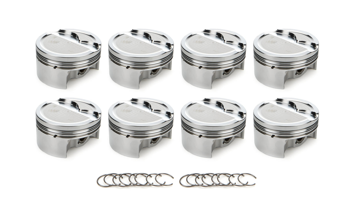 RaceTec AutoTec Dished Forged Piston - 4.030 in Bore - GM LS-Series (Set of 8) 1001692