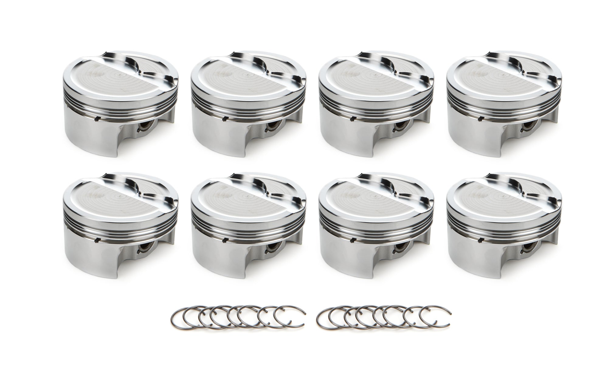 RaceTec AutoTec Dished Forged Piston - 4.030 in Bore - GM LS-Series (Set of 8) 1001692