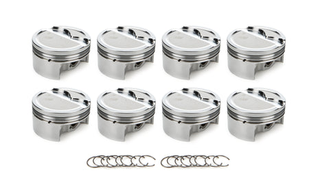 RaceTec AutoTec Dished Forged Piston - 4.030 in Bore - GM LS-Series (Set of 8) 1001692