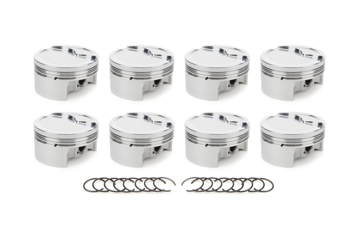 RaceTec AutoTec Dished Forged Piston - 4.070 in Bore - GM LS-Series (Set of 8) 1001694