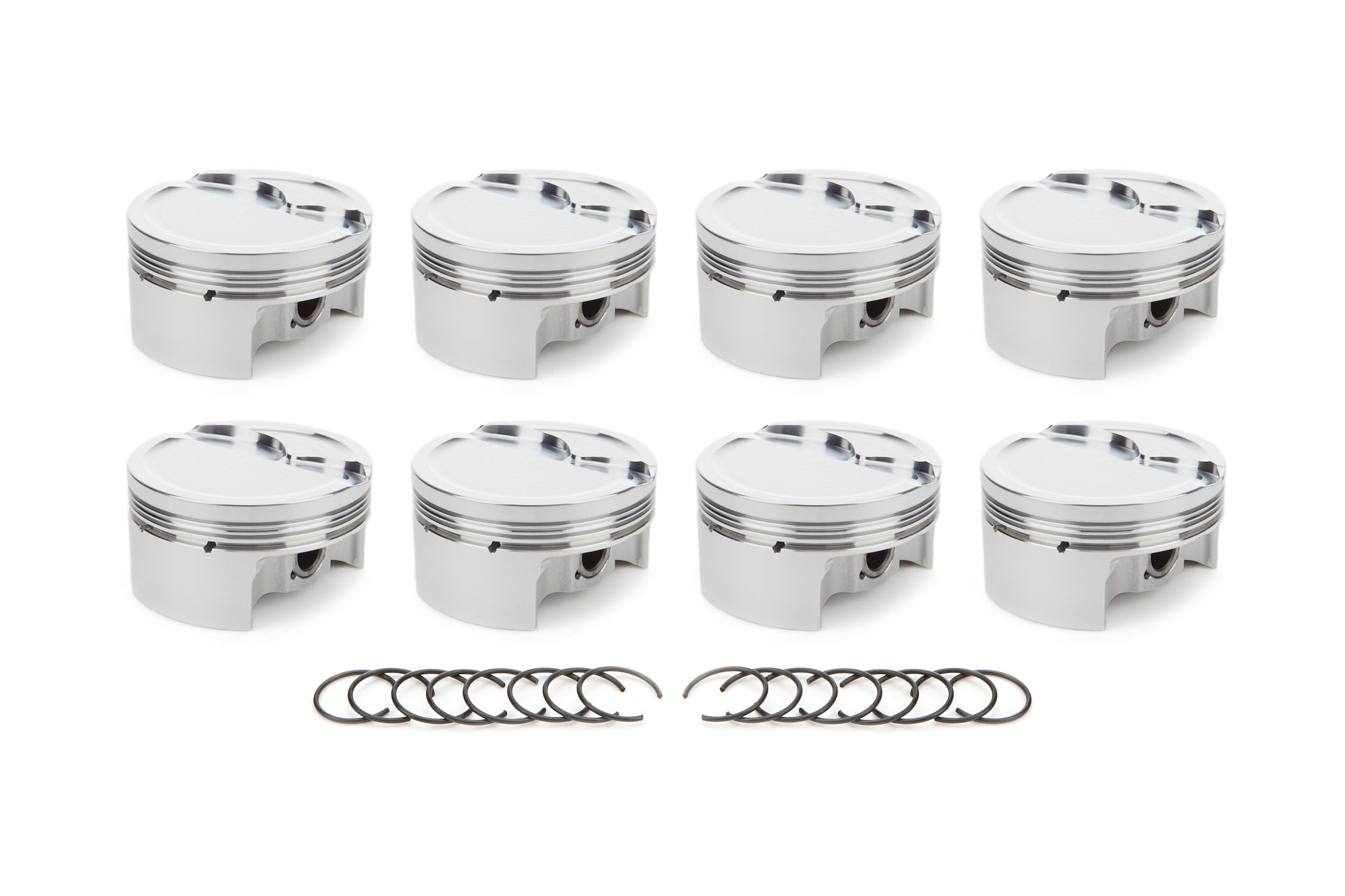 RaceTec AutoTec Dished Forged Piston - 4.070 in Bore - GM LS-Series (Set of 8) 1001694