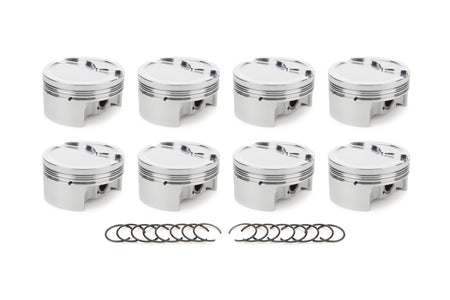RaceTec AutoTec Dished Forged Piston - 4.070 in Bore - GM LS-Series (Set of 8) 1001694