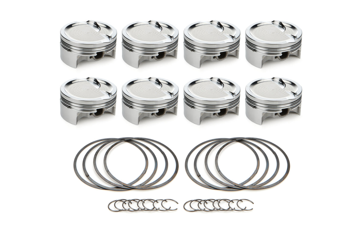 RaceTec AutoTec Dished Forged Piston - 4.010 in Bore - GM LS-Series (Set of 8) 1001710