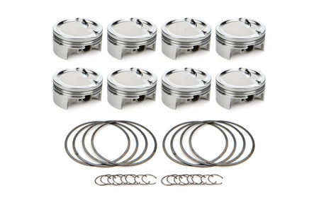 RaceTec AutoTec Dished Forged Piston - 4.010 in Bore - GM LS-Series (Set of 8) 1001710