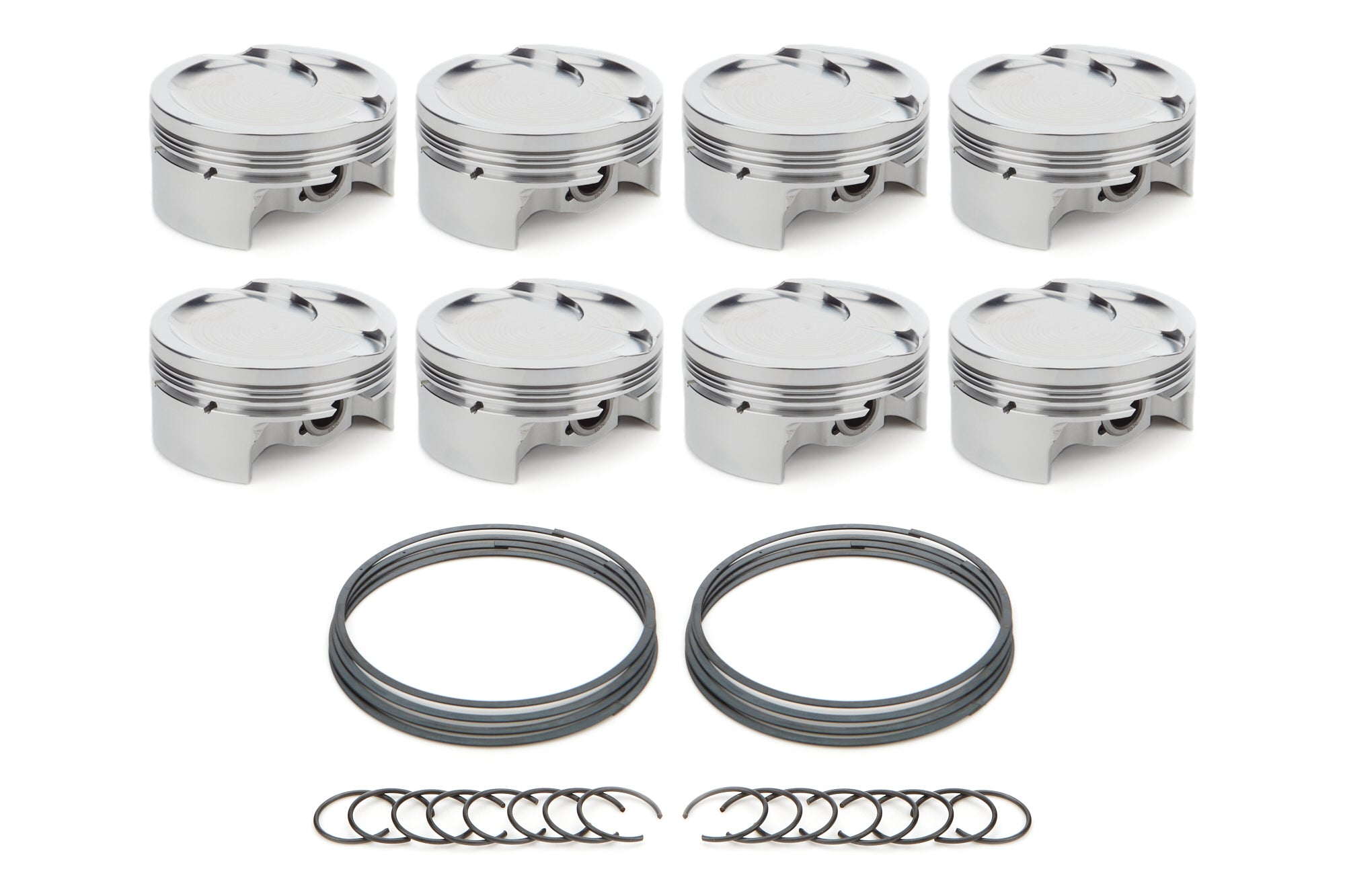 RaceTec AutoTec Dished Forged Piston - 4.030 in Bore - GM LS-Series (Set of 8) 1001711
