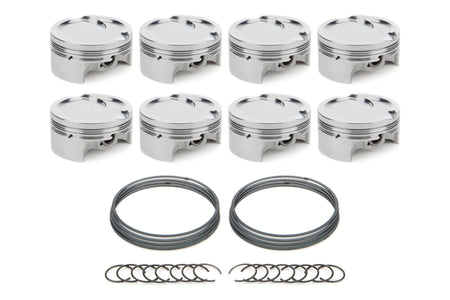 RaceTec AutoTec Dished Forged Piston - 4.030 in Bore - GM LS-Series (Set of 8) 1001711