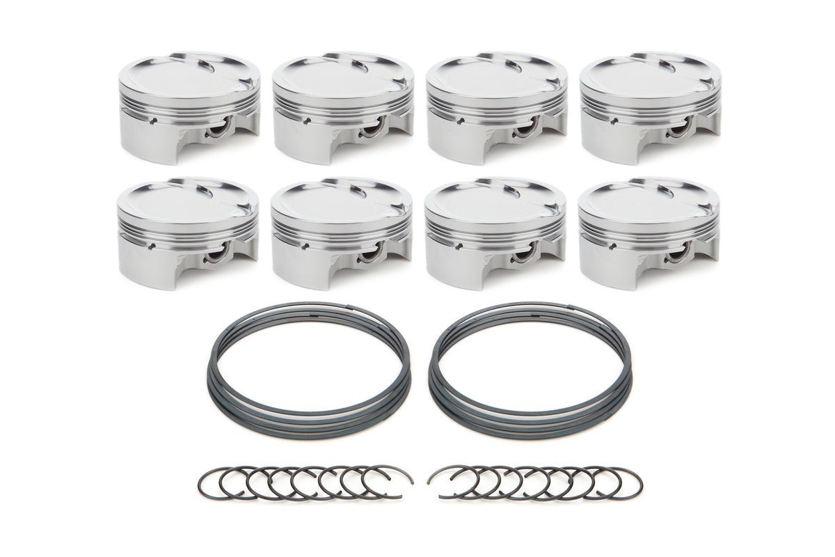RaceTec AutoTec Dished Forged Piston - 4.070 in Bore - GM LS-Series (Set of 8) 1001713