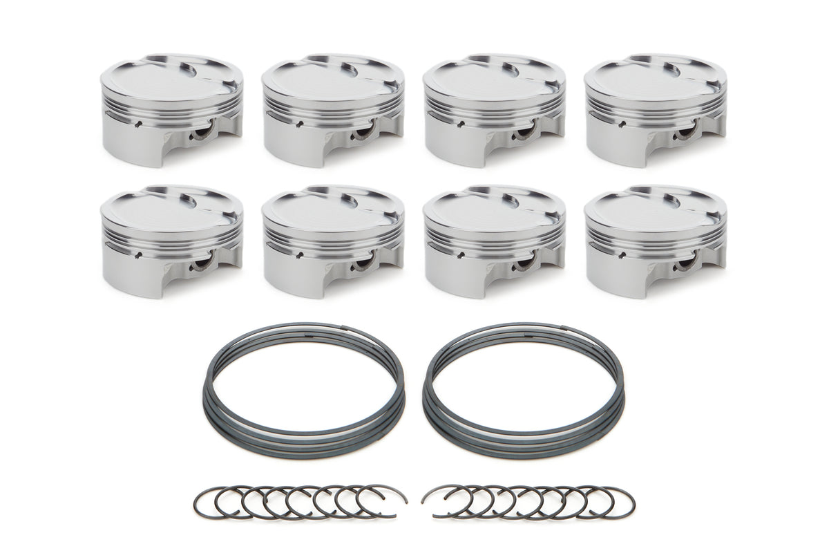 RaceTec AutoTec Dished Forged Piston - 4.075 in Bore - GM LS-Series (Set of 8) 1001714