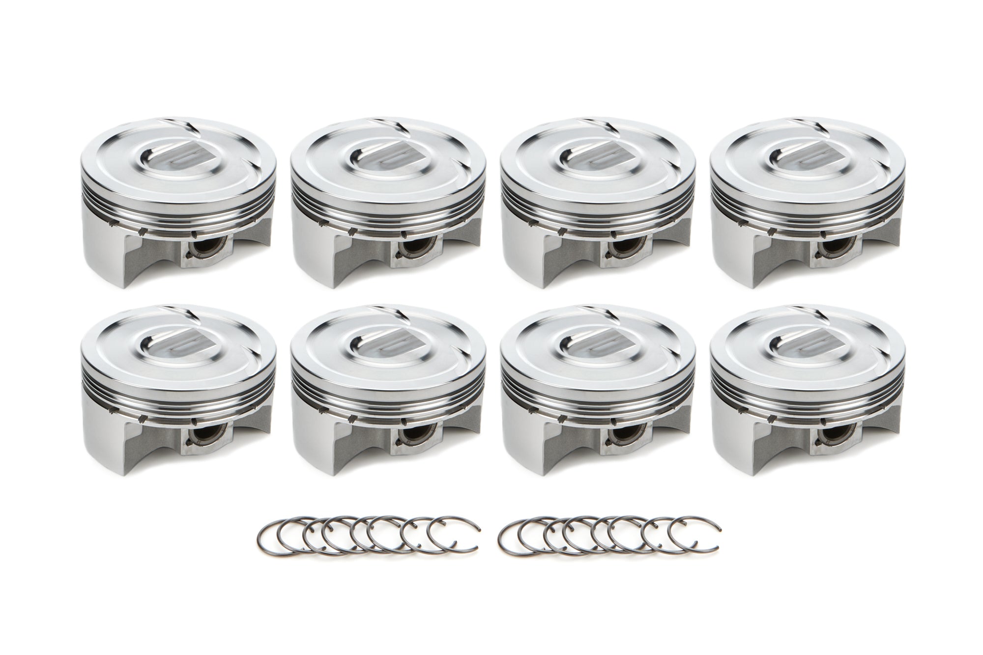 RaceTec AutoTec Flat Top Forged Piston - 4.070 in Bore - GM LT-Series (Set of 8)