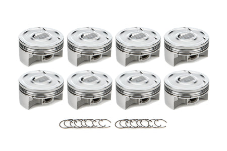 RaceTec AutoTec Flat Top Forged Piston - 4.070 in Bore - GM LT-Series (Set of 8)