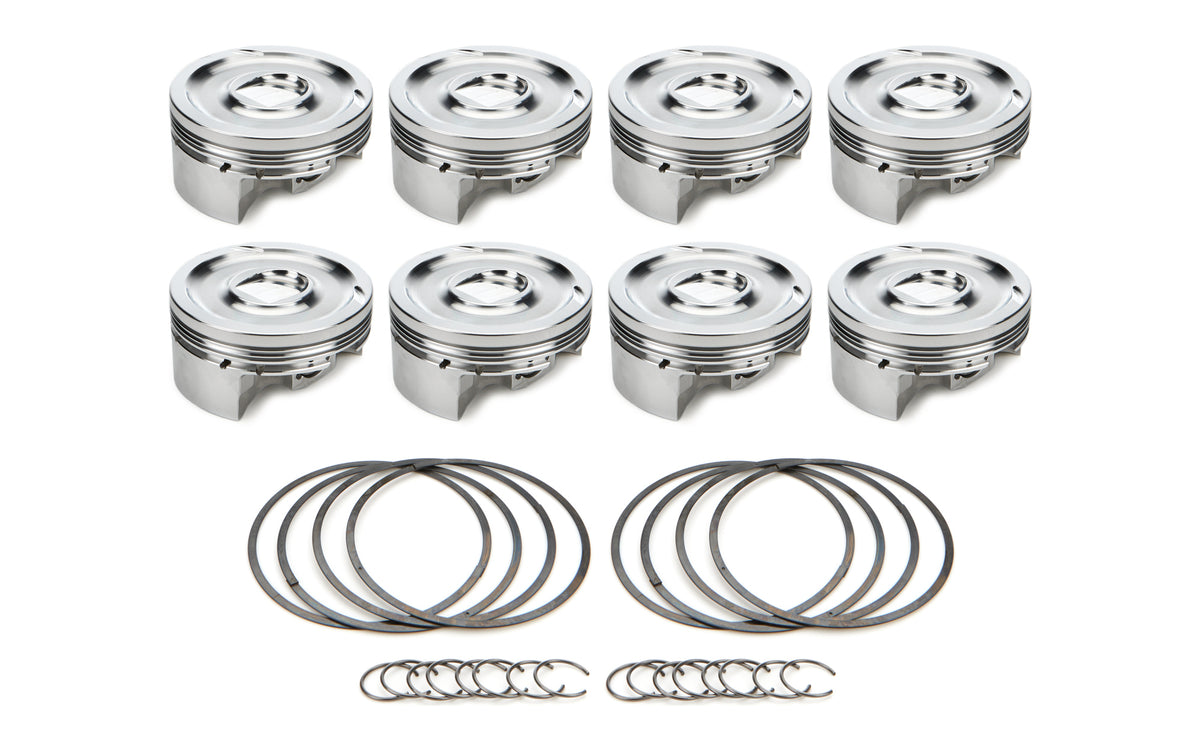 RaceTec AutoTec Dished Forged Piston - 4.070 in Bore - GM LT-Series (Set of 8)