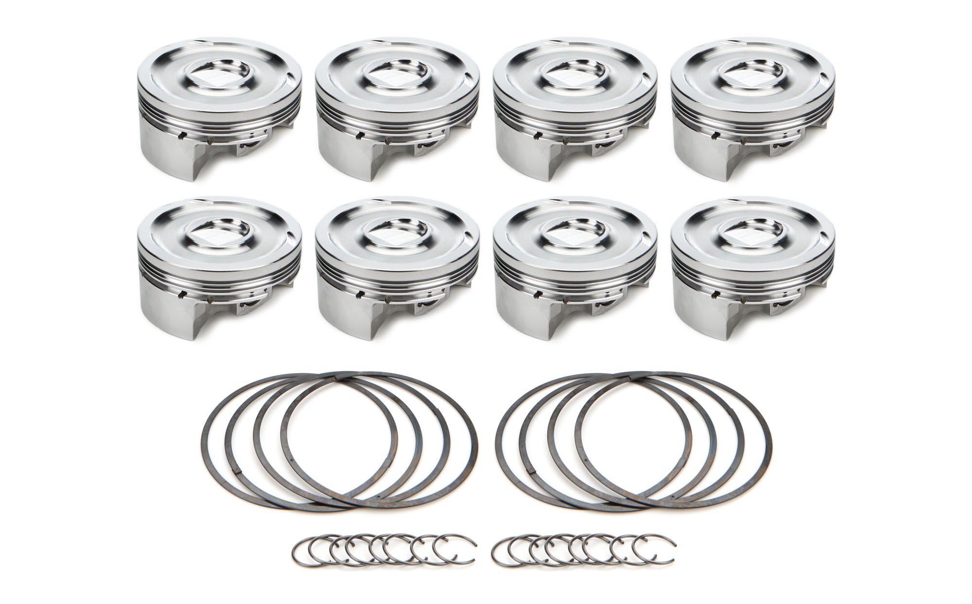 RaceTec AutoTec Dished Forged Piston - 4.070 in Bore - GM LT-Series (Set of 8)
