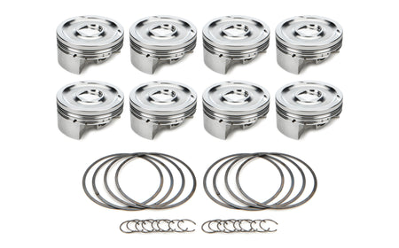 RaceTec AutoTec Dished Forged Piston - 4.070 in Bore - GM LT-Series (Set of 8)