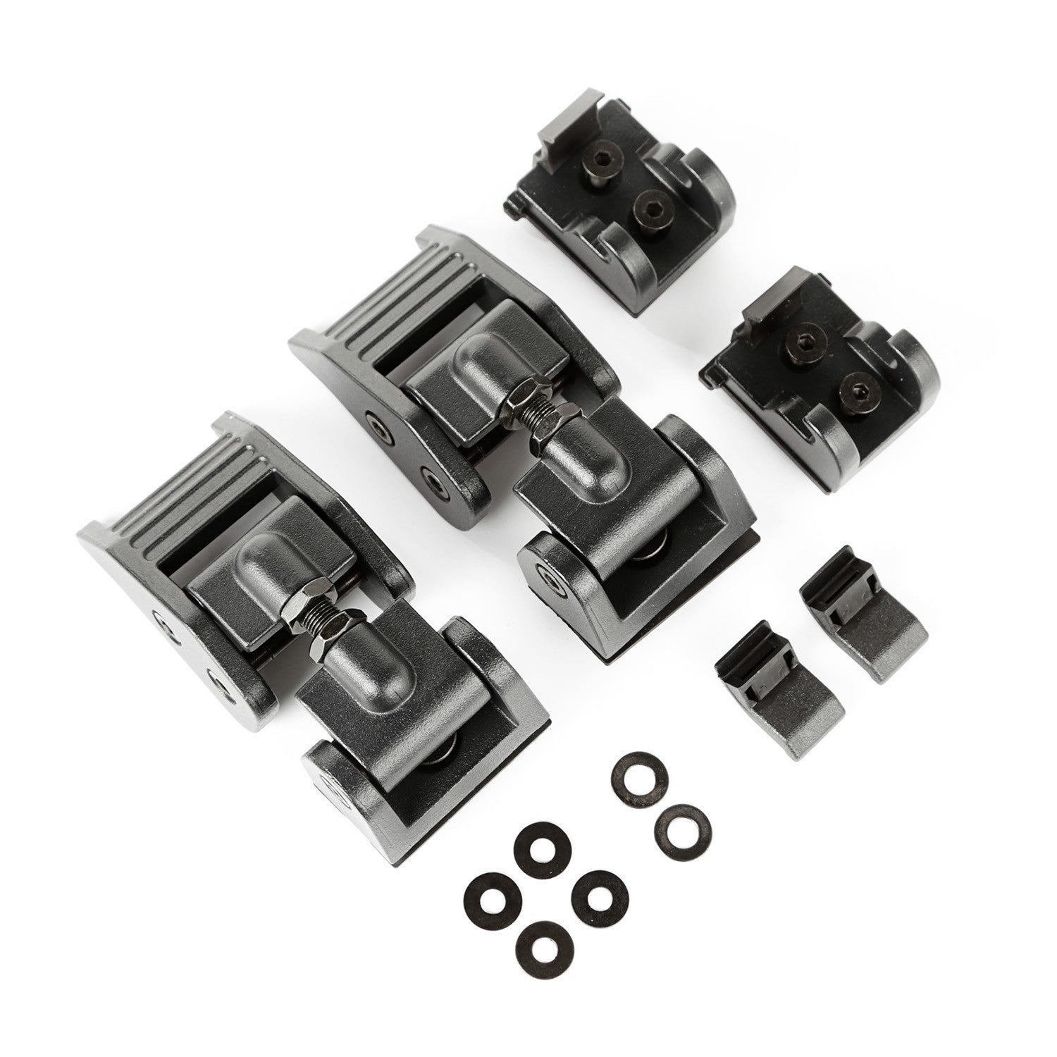 Rugged Ridge Hood Latches Black 18- Jeep Wrangler JL