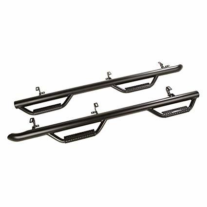 Rugged Ridge Spartan Nerf Bar Kit Textured Black 18- Jeep JL