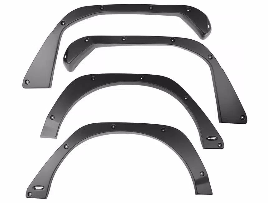Rugged Ridge Fender Flare Delete Kit - Front / Rear - Black - Jeep Gladiator 2020-24