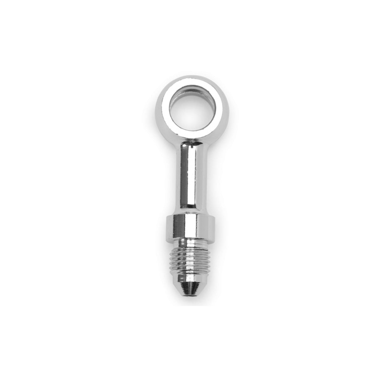 Russell Straight 3 AN Male to 10 mm Banjo Stainless Fitting - Chrome