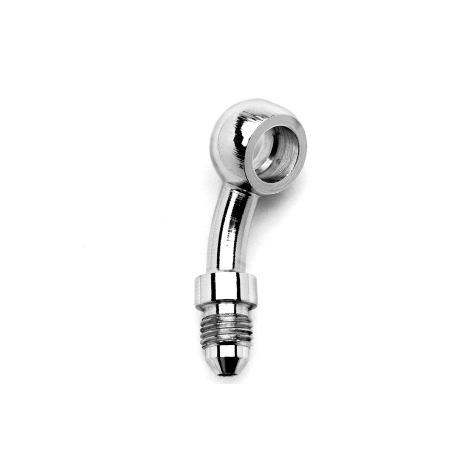 Russell 35 Degree 3 AN Male to 10 mm Banjo Stainless Fitting - Chrome