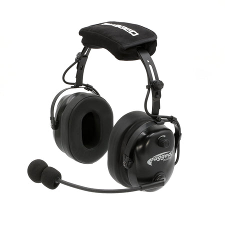Rugged Radios Bluetooth Headset for Cell Phones - 2-Way Radio Compatible - Over The Head RW-H32