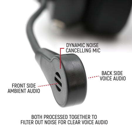 Rugged Radios RW-H52 Bluetooth Headset for Cell Phones - 2-Way Radio Compatible RW-H52