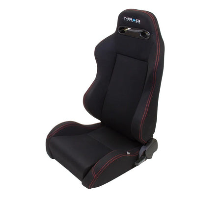 NRG Innovations Type R Seat - Cloth - Black