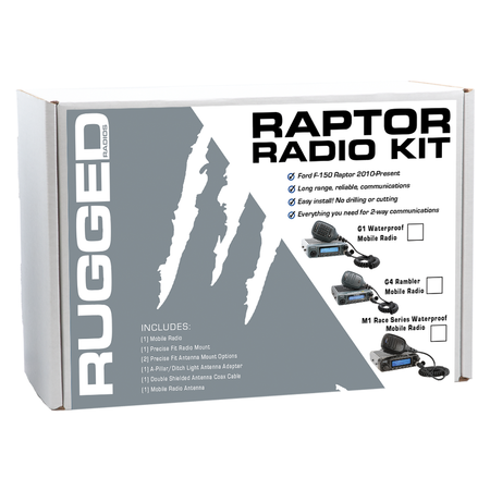 Rugged Radios Ford Raptor Two-Way Mobile Radio Kit - Rambler G4 RAPTOR-G4